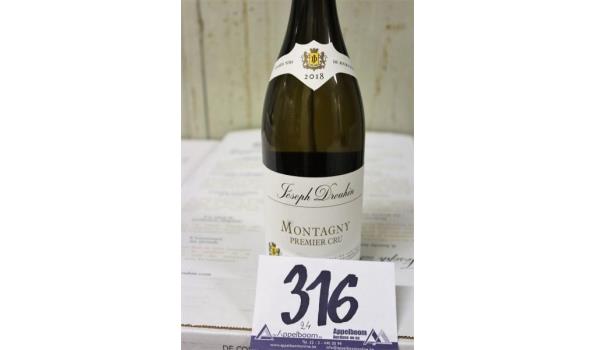 24 flessen wijn Montagny Premier Cru, Joseph Drouhin, 2018